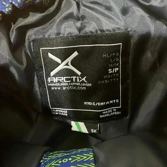 Arctix unisex kids snow pants size small M 5k - Picture 3 of 6